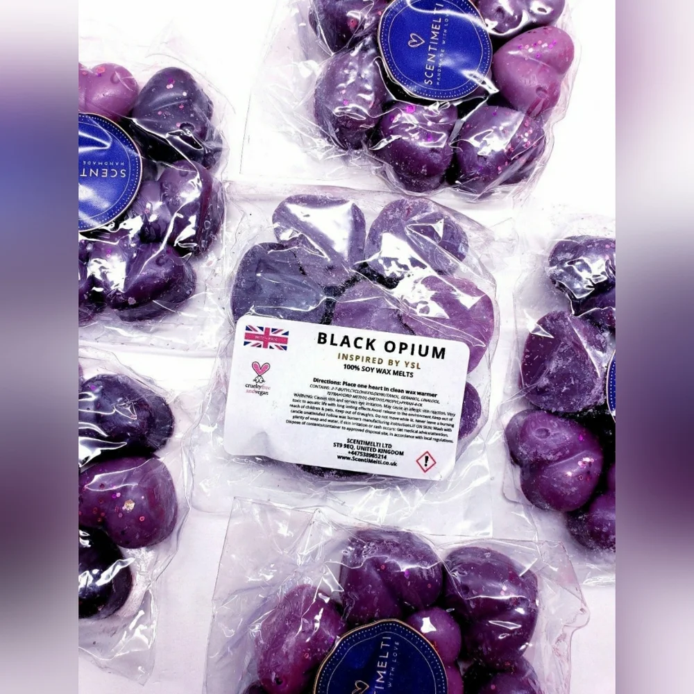 Wax Melts BLACK OPIUM Inspired 100% pure soy Wax Melts, 2 oz (2 pcs)